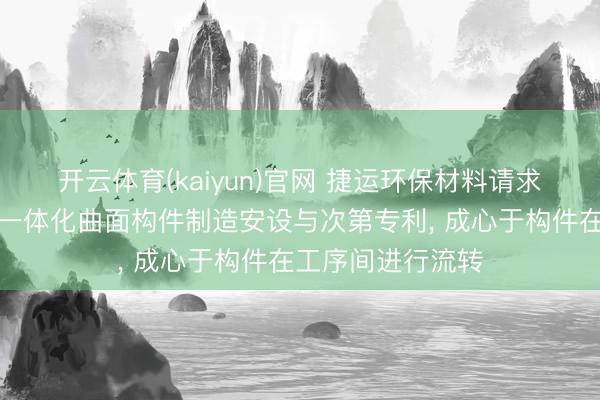开云体育(kaiyun)官网 捷运环保材料请求可再生纤维模压一体化曲面构件制造安设与次第专利， 成心于构件在工序间进行流转
